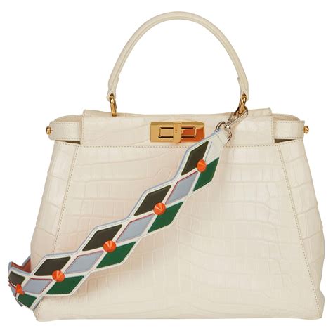 fendi peekaboo regulat dimensions|Fendi peekaboo crocodile.